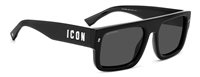 Occhiali da sole Dsquared Uomo ICON 0008/S807/IR BLACK54 - ICON 0008/S807/IR BLACK54